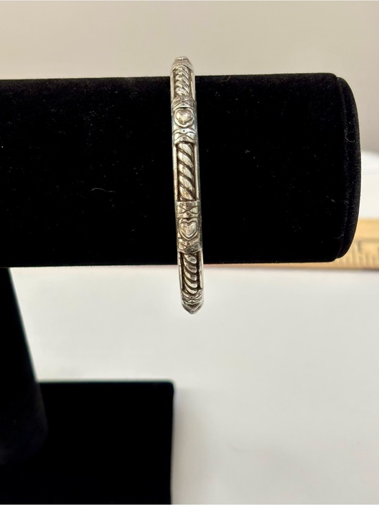 Brighton Jewelry - Vintage Brighton Bangle Silver Plated